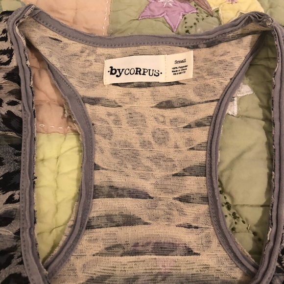 By Corpus Leopard Print Racerback Top - Picture 8 of 8